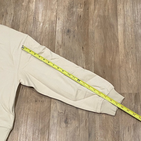 Pull & Bear-Basic Crew Neck Oversized Sweatshirt-Women's Size: Med-Stone-NEW!! - Picture 14 of 16